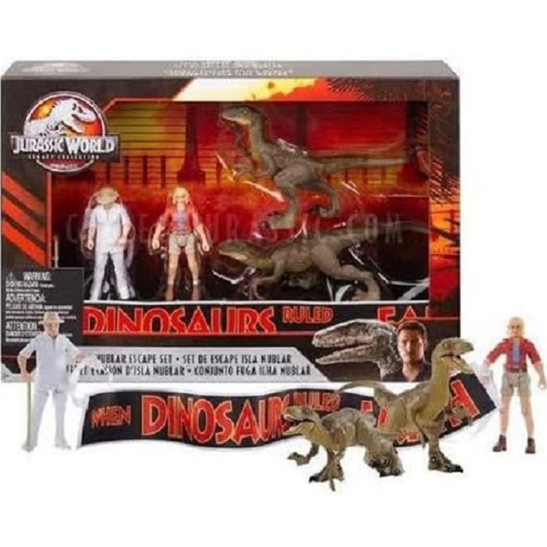 ISLA NUBLAR ESCAPE SET JURASSIC WORLD LEGACY MULTIPACK JURÁSICO JURASSIC PARK