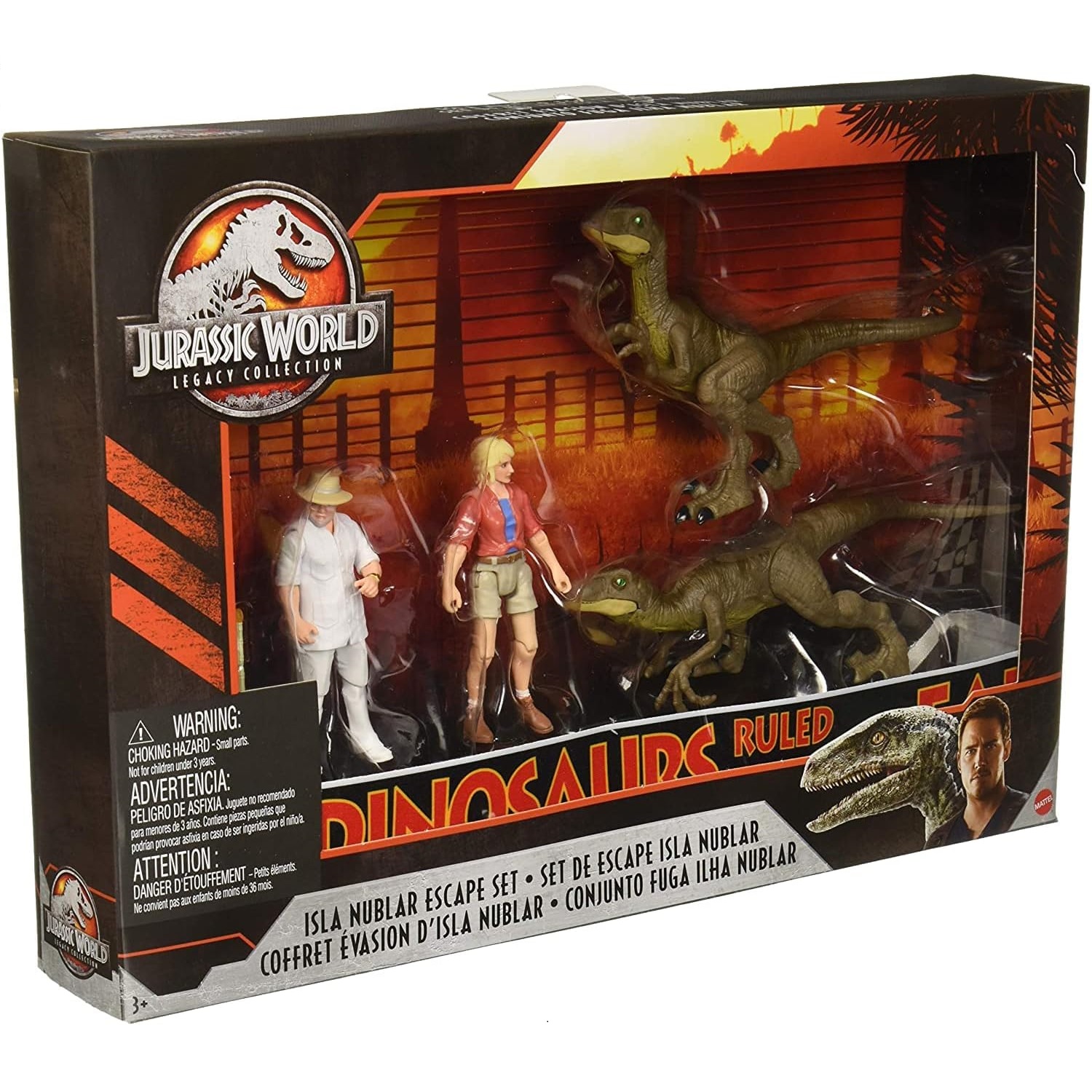 ISLA NUBLAR ESCAPE SET JURASSIC WORLD LEGACY MULTIPACK JURÁSICO JURASSIC PARK