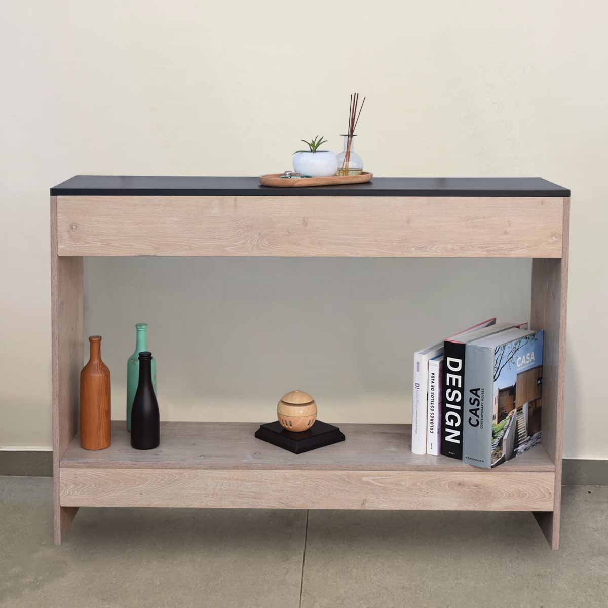 Mueble Credenza Recibidor Hogare , con un amplio espacio de almacenamiento