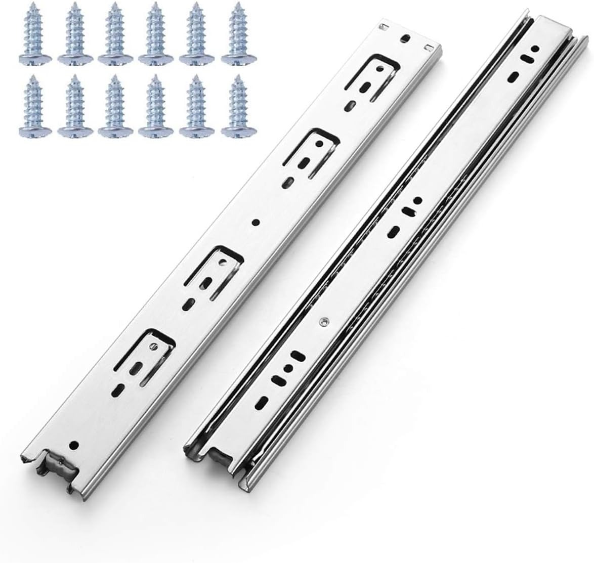 20 juegos de Correderas para cajones 3.5cm x 30cm extensión telescópica Handy Home Incluye Tornillos