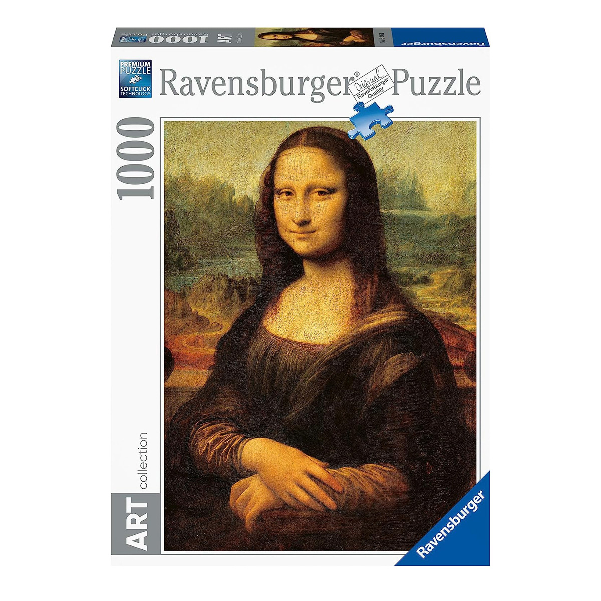 Rompecabezas Diseño Monna Lisa Da Vinci 1000 Piezas