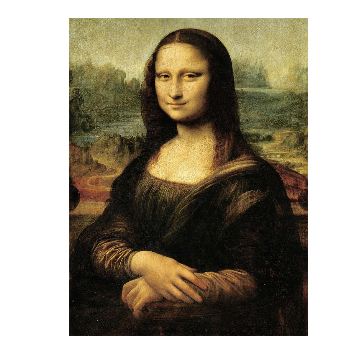 Rompecabezas Diseño Monna Lisa Da Vinci 1000 Piezas