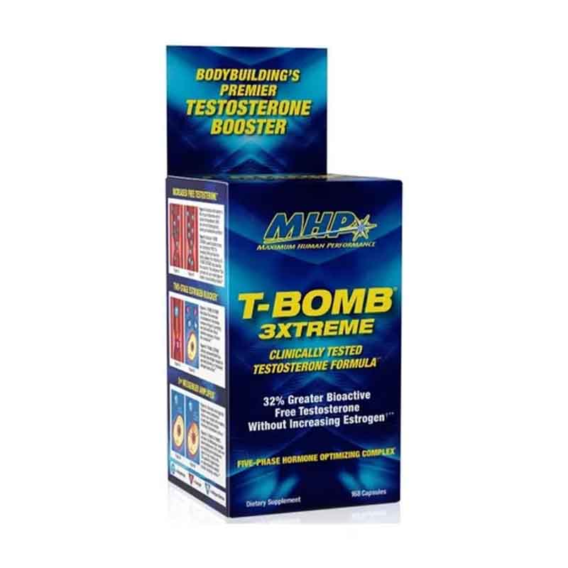 Precursor de Testosterona Hombre T-Bomb MHP 3xtreme Boster 168 tabletas