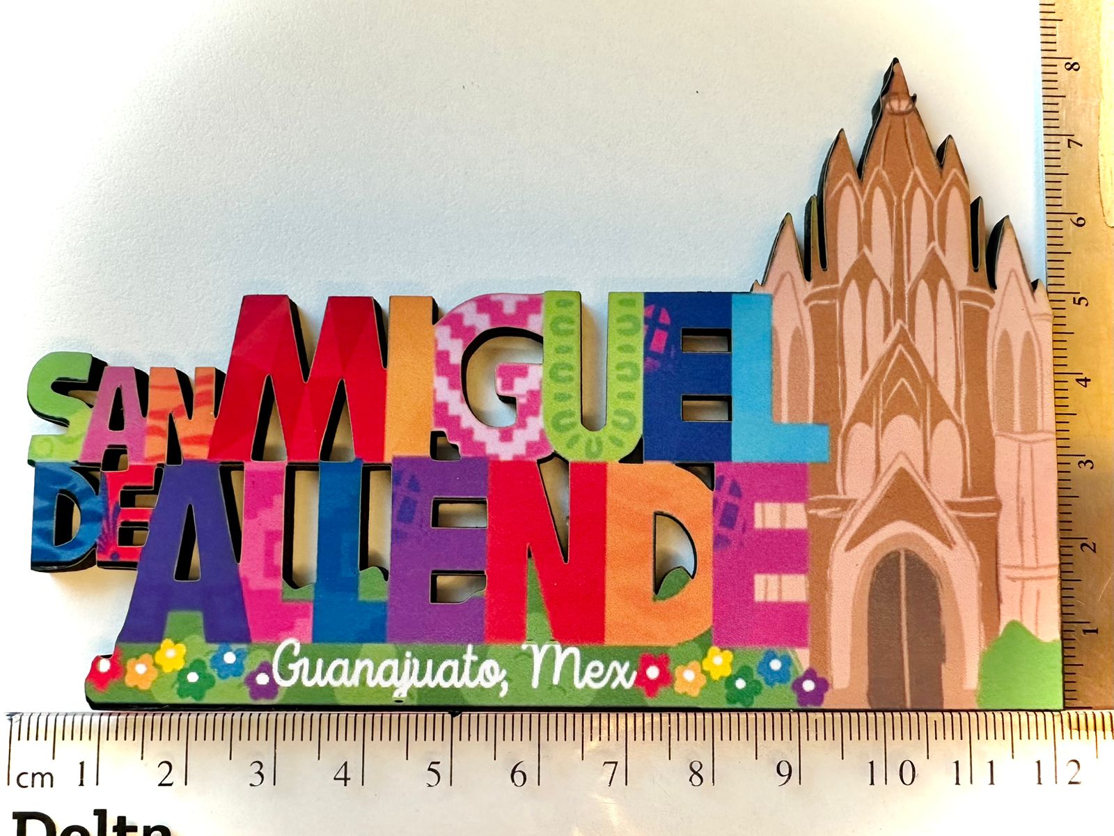 San Miguel de Allende Mexico Imanes Para Refrigerador Souvenirs Recuerdo Turistico Pueblitos Magicos Playas MDF 3 mm