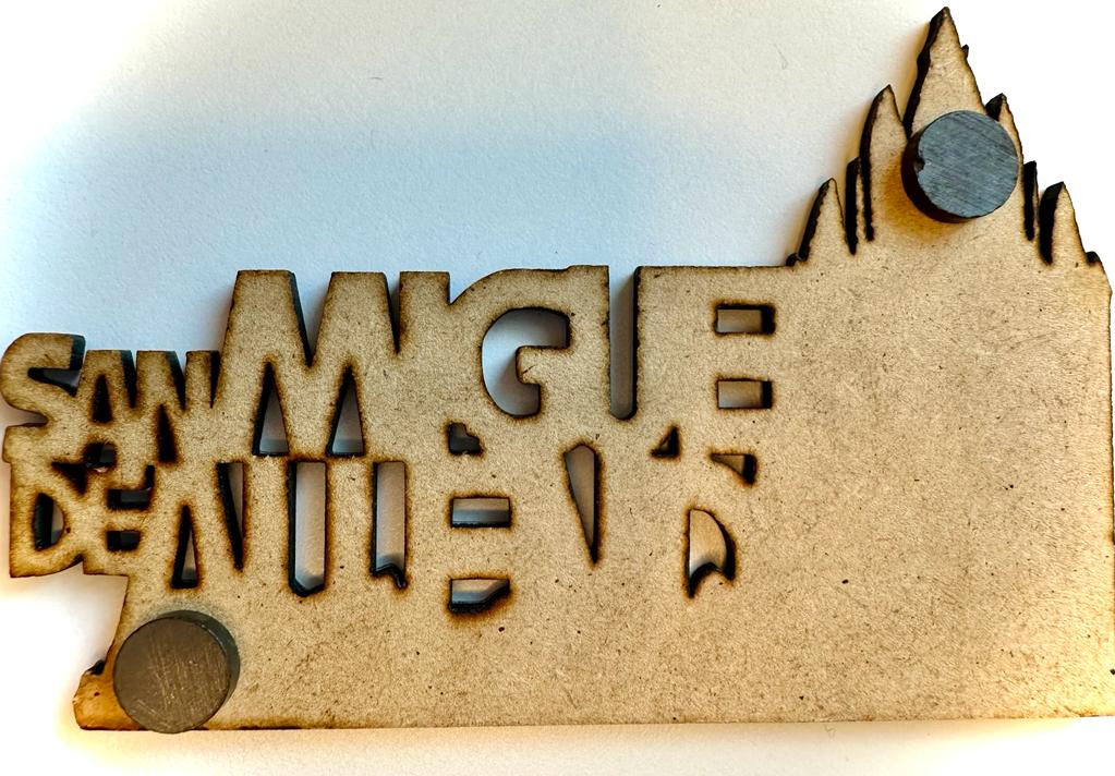 San Miguel de Allende Mexico Imanes Para Refrigerador Souvenirs Recuerdo Turistico Pueblitos Magicos Playas MDF 3 mm