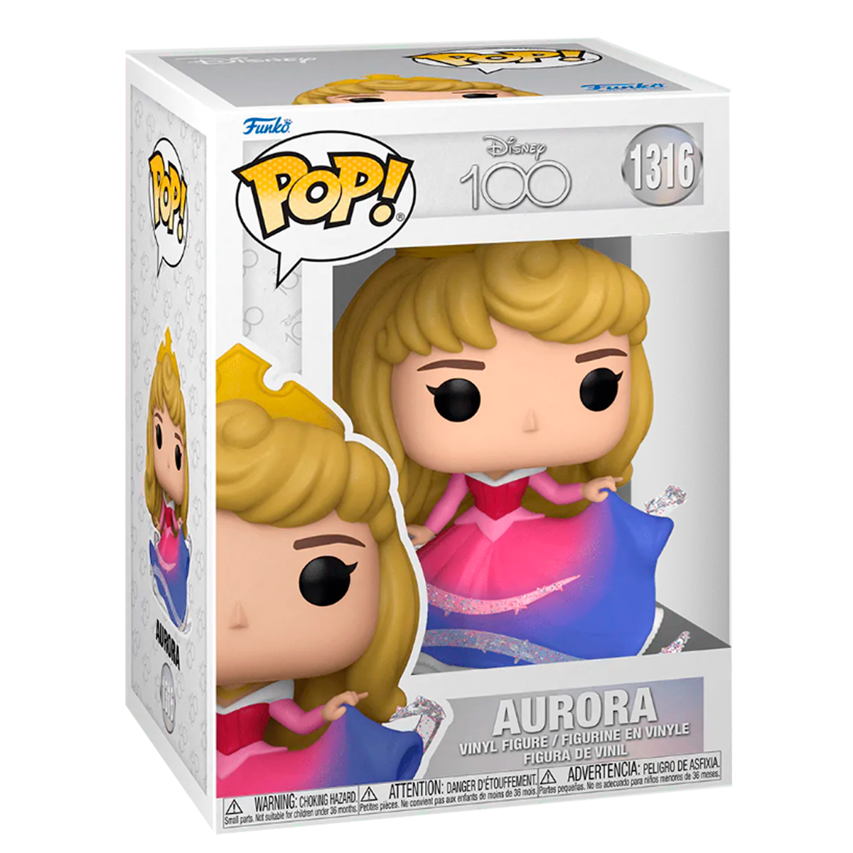 Funko Pop Aurora #1316 La Bella Durmiente Aniversario 100 Años Disney Original