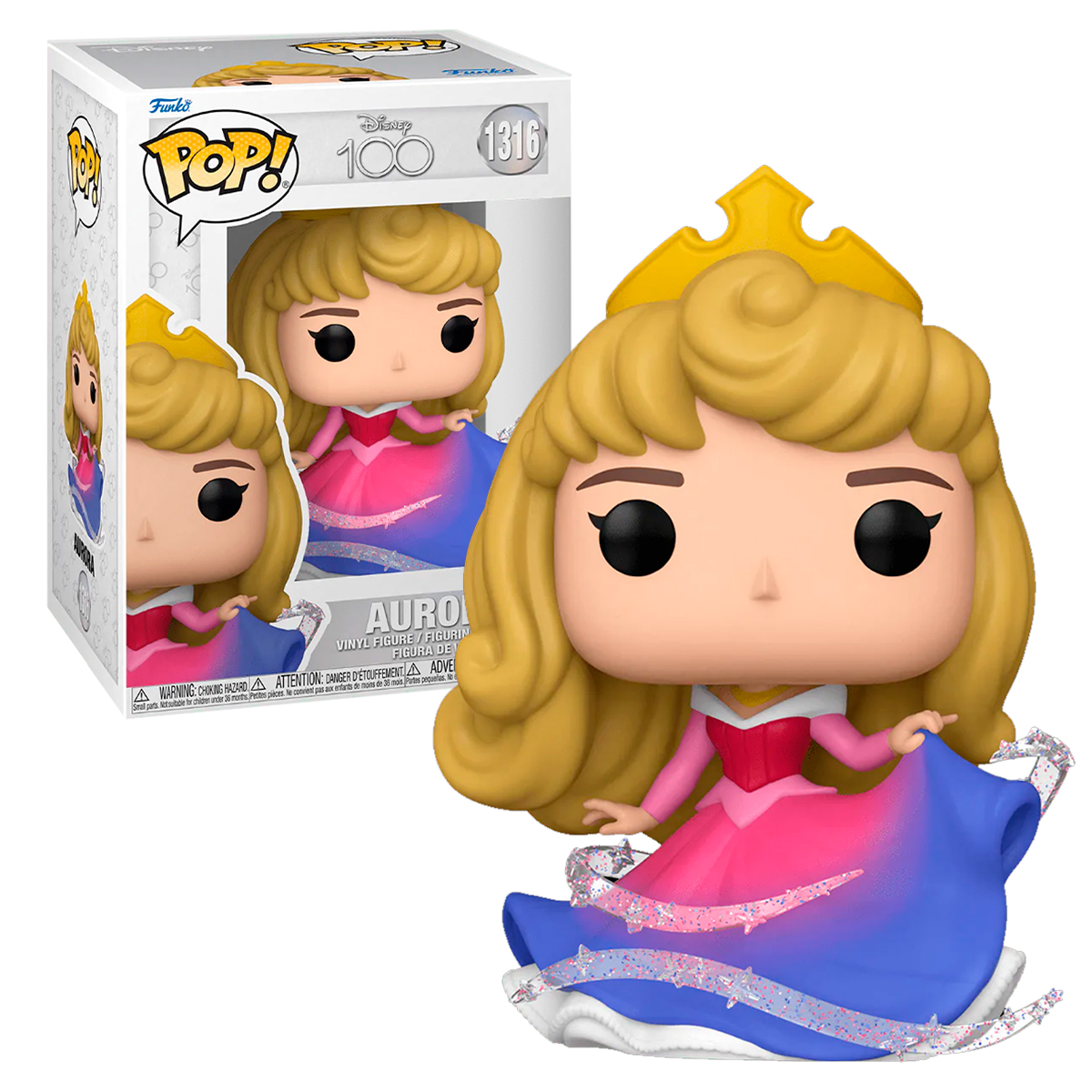 Funko Pop Aurora #1316 La Bella Durmiente Aniversario 100 Años Disney Original