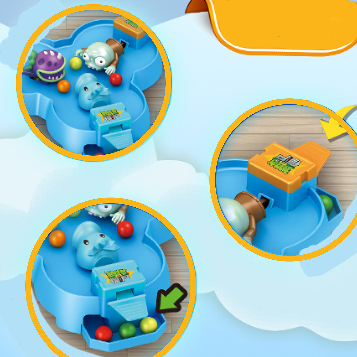 Juego Come Canicas Plantas vs Zombies