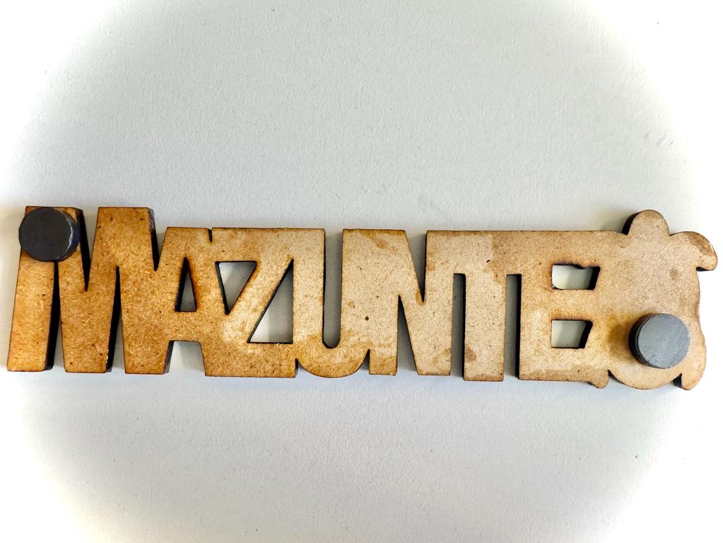 Mazunte Mexico Imanes Para Refrigerador Souvenirs Recuerdo Turistico Pueblitos Magicos Playas MDF 3 mm