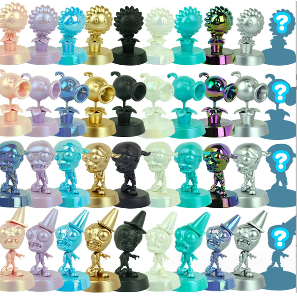 Caja Sorpresa Personajes Plantas Vs Zombies.