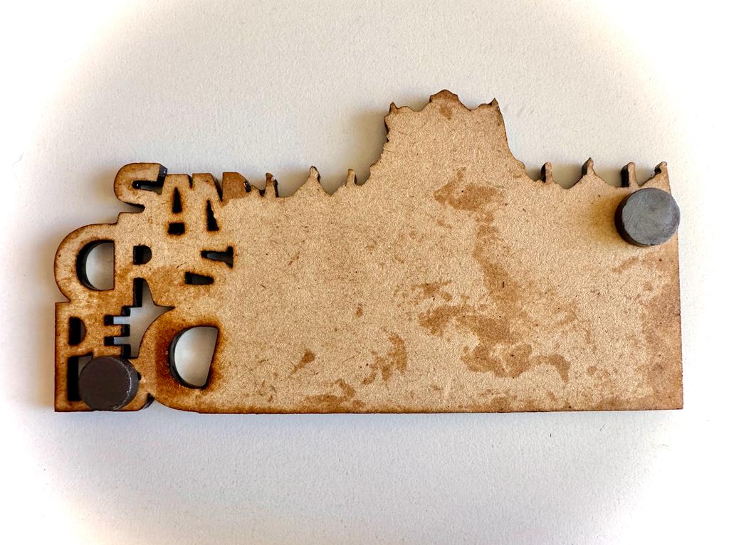 San Cristobal de las Casas Mexico Imanes Para Refrigerador Souvenirs Recuerdo Turistico Pueblitos Magicos Playas MDF 3 mm