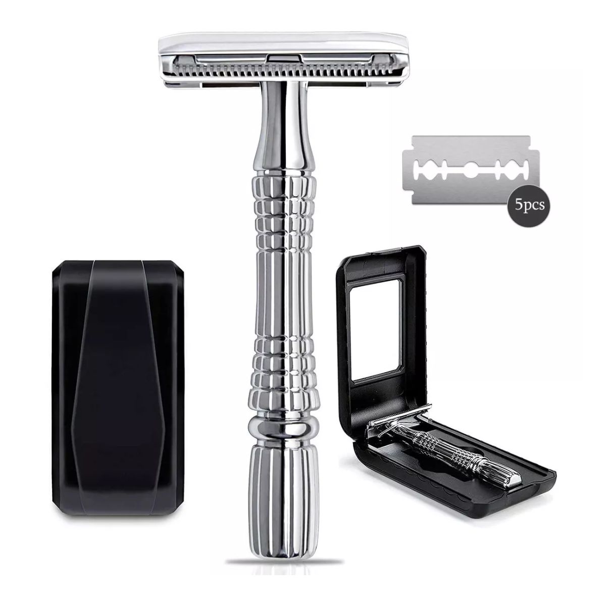 Rastrillo de Afeitar Clasico Con Nabajas Desechables
