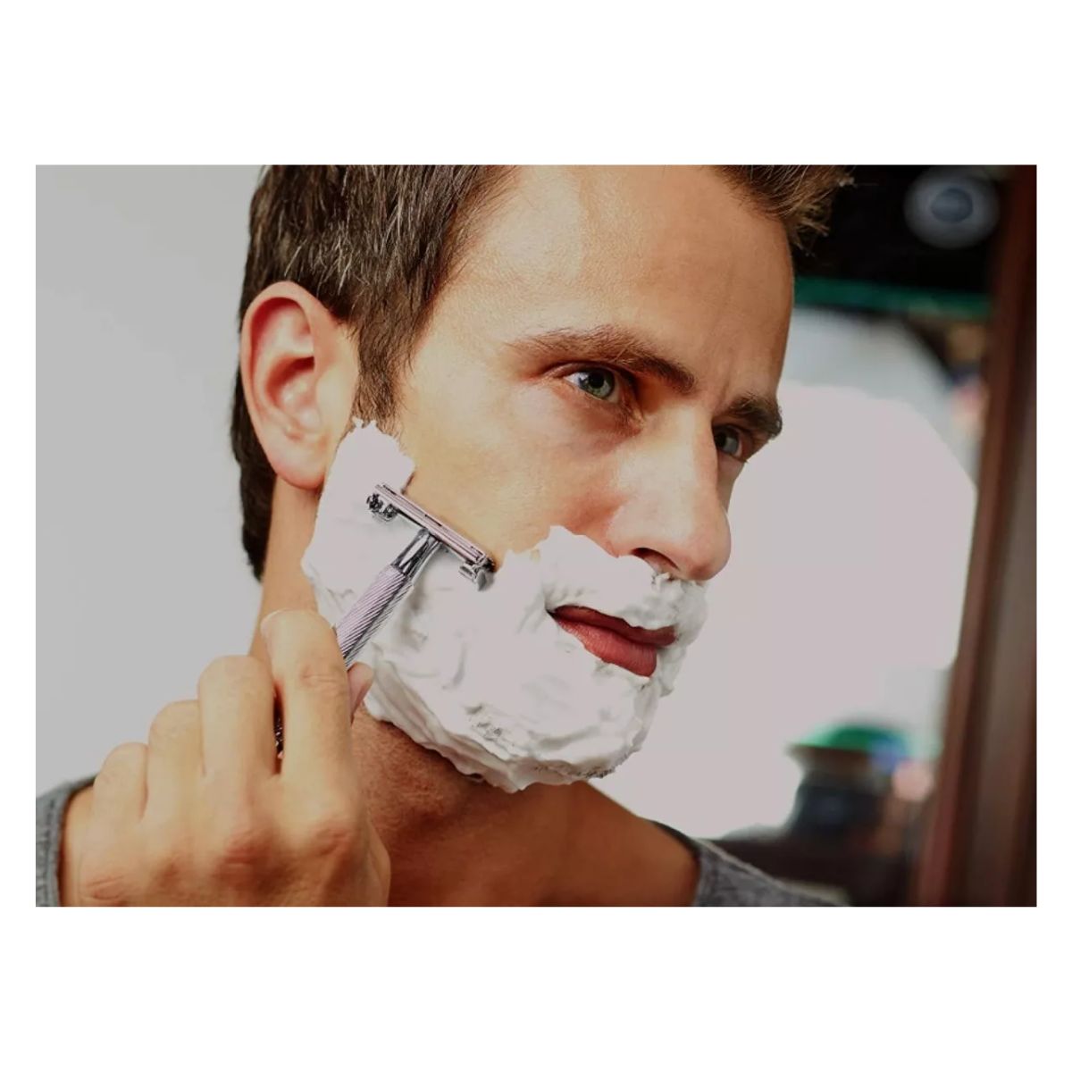 Rastrillo de Afeitar Clasico Con Nabajas Desechables