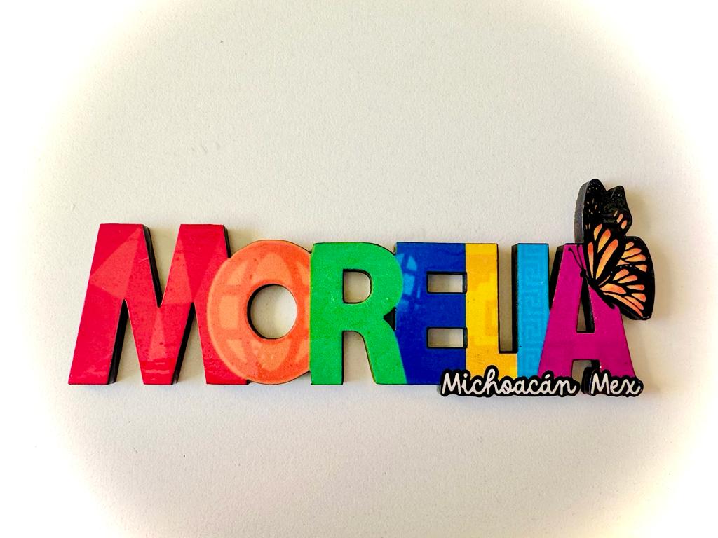 Morelia Mexico Imanes Para Refrigerador Souvenirs Recuerdo Turistico Pueblitos Magicos Playas MDF 3 mm