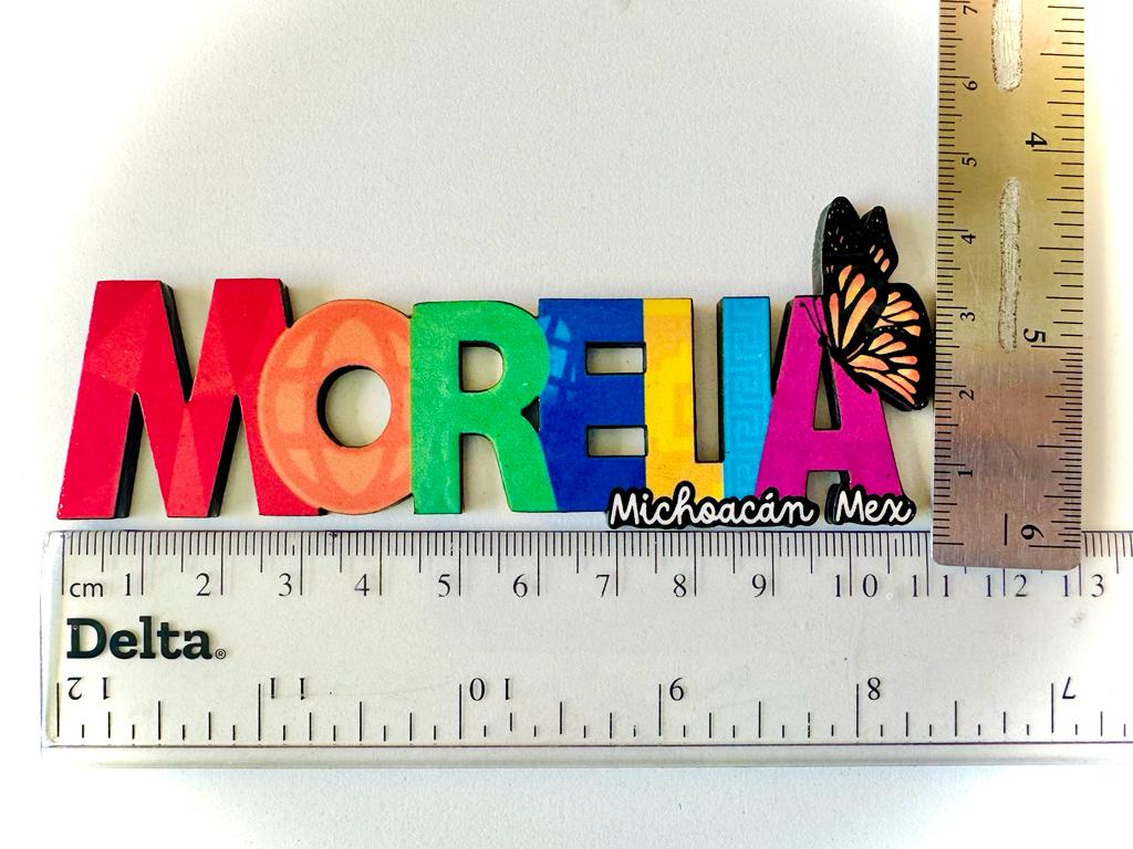 Morelia Mexico Imanes Para Refrigerador Souvenirs Recuerdo Turistico Pueblitos Magicos Playas MDF 3 mm