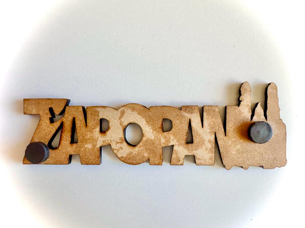 Zapopan Mexico Imanes Para Refrigerador Souvenirs Recuerdo Turistico Pueblitos Magicos Playas MDF 3 mm