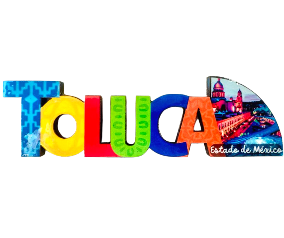 Toluca Mexico Imanes Para Refrigerador Souvenirs Recuerdo Turistico Pueblitos Magicos Playas MDF 3 mm