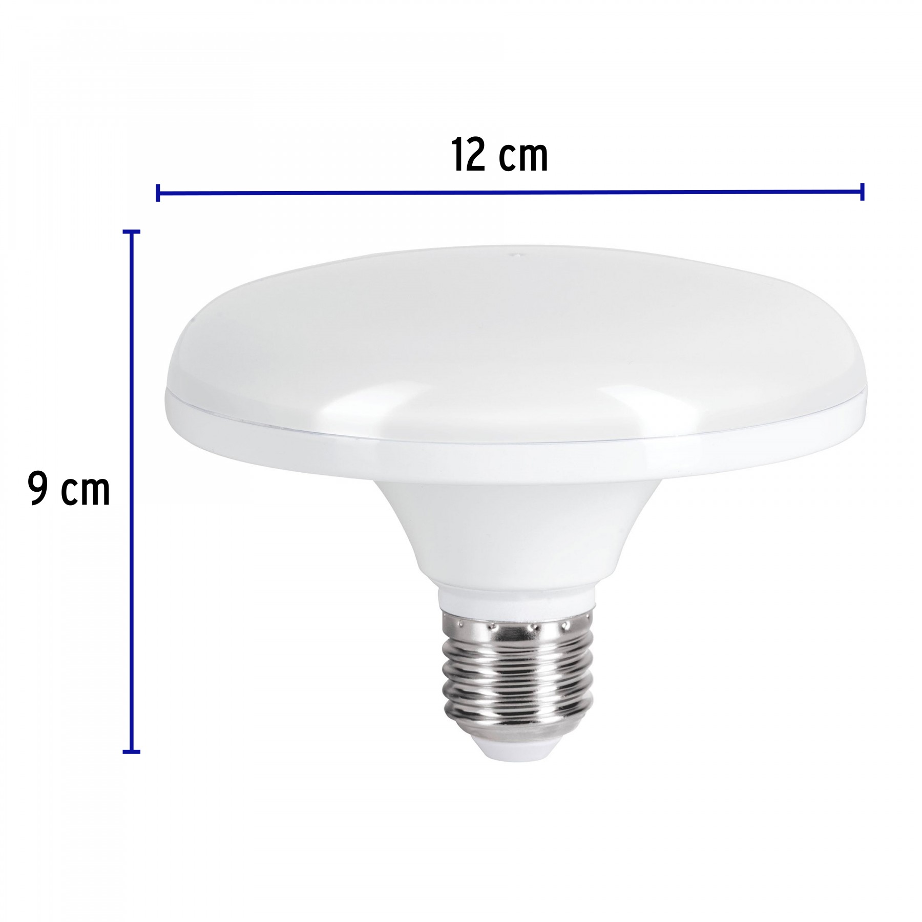 LÁMPARA DE LED TIPO OVNI 12 W LUZ CÁLIDA, EN CAJA, VOLTECK 45630