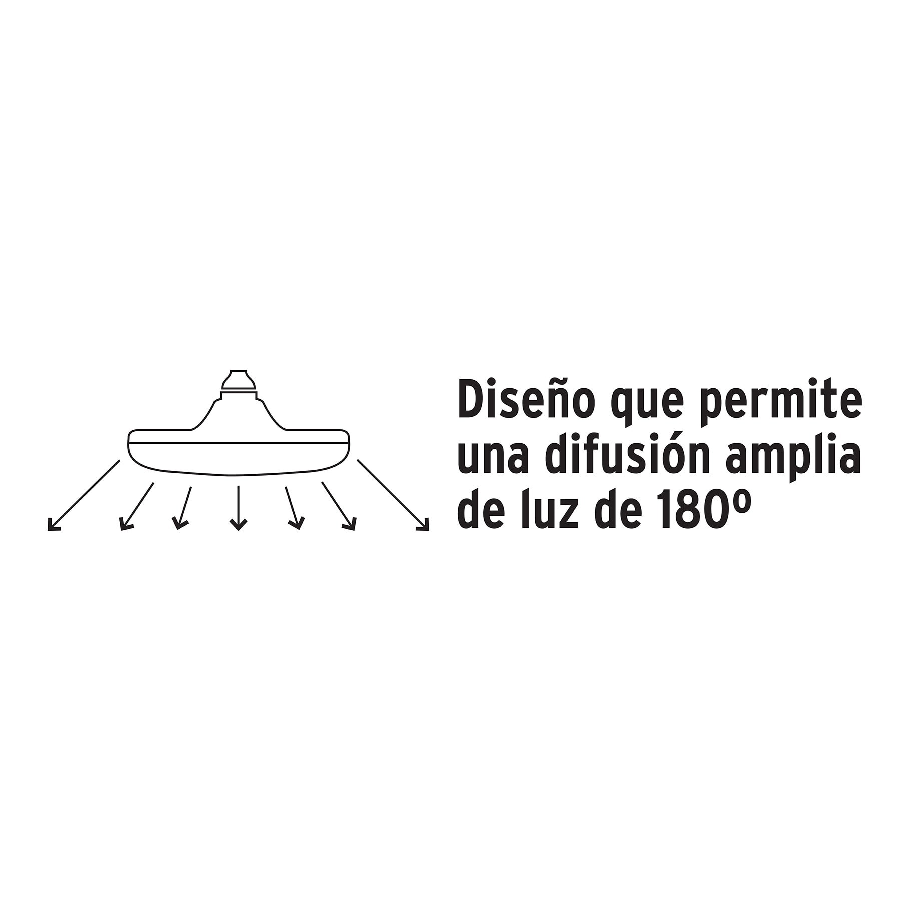 LÁMPARA DE LED TIPO OVNI 12 W LUZ CÁLIDA, EN CAJA, VOLTECK 45630