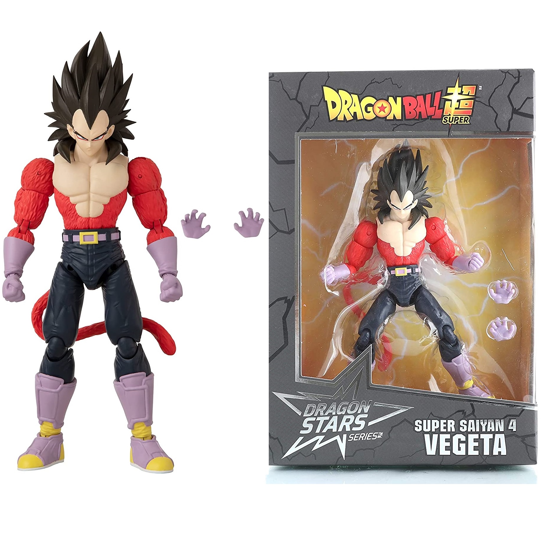 ORIGINAL Vegeta Super Saiyan 4 BANDAI Dragon Stars Wave 13 Dragon Ball GT