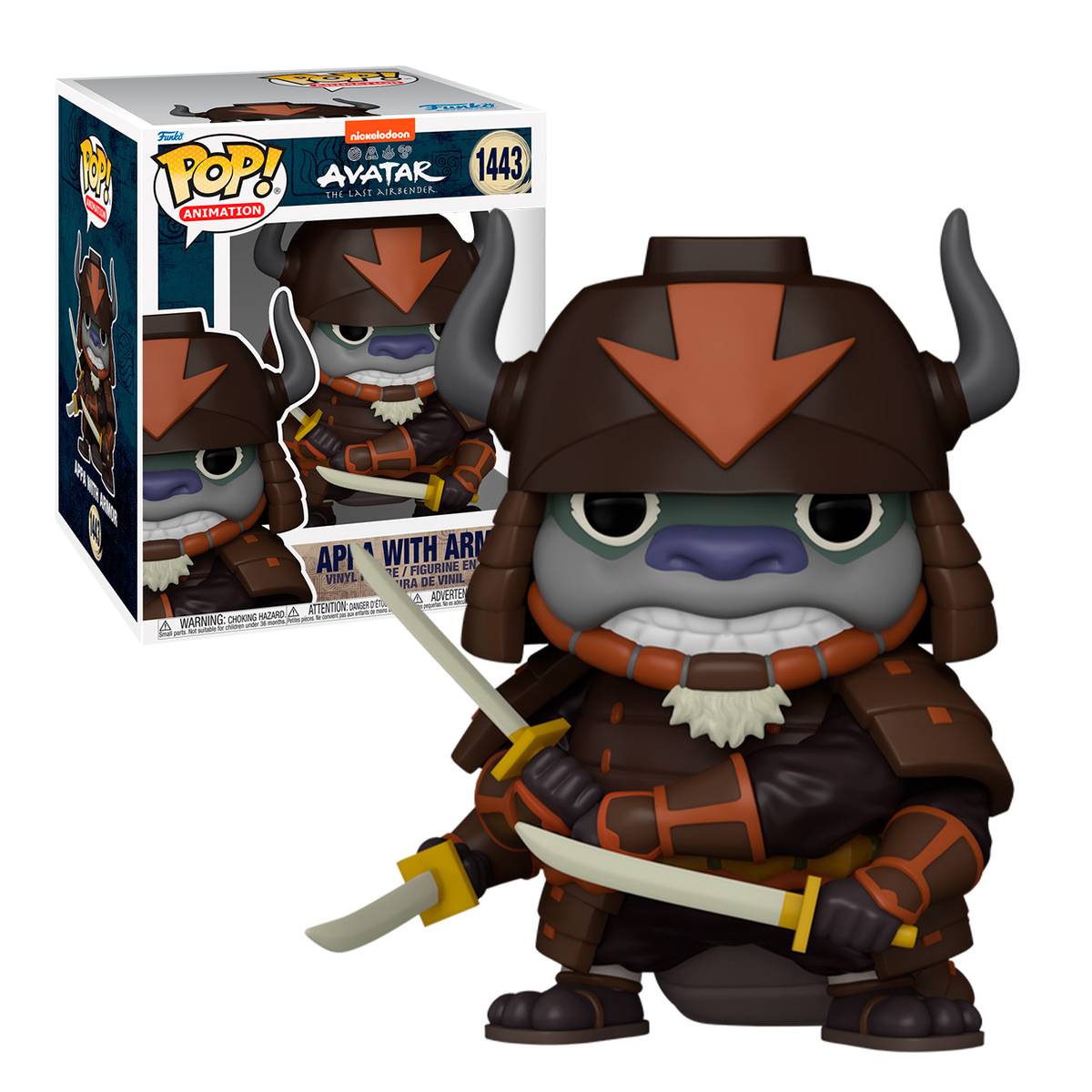 Funko Pop Appa Con Armadura #1443 Avatar La Leyenda De Aang Figura Original