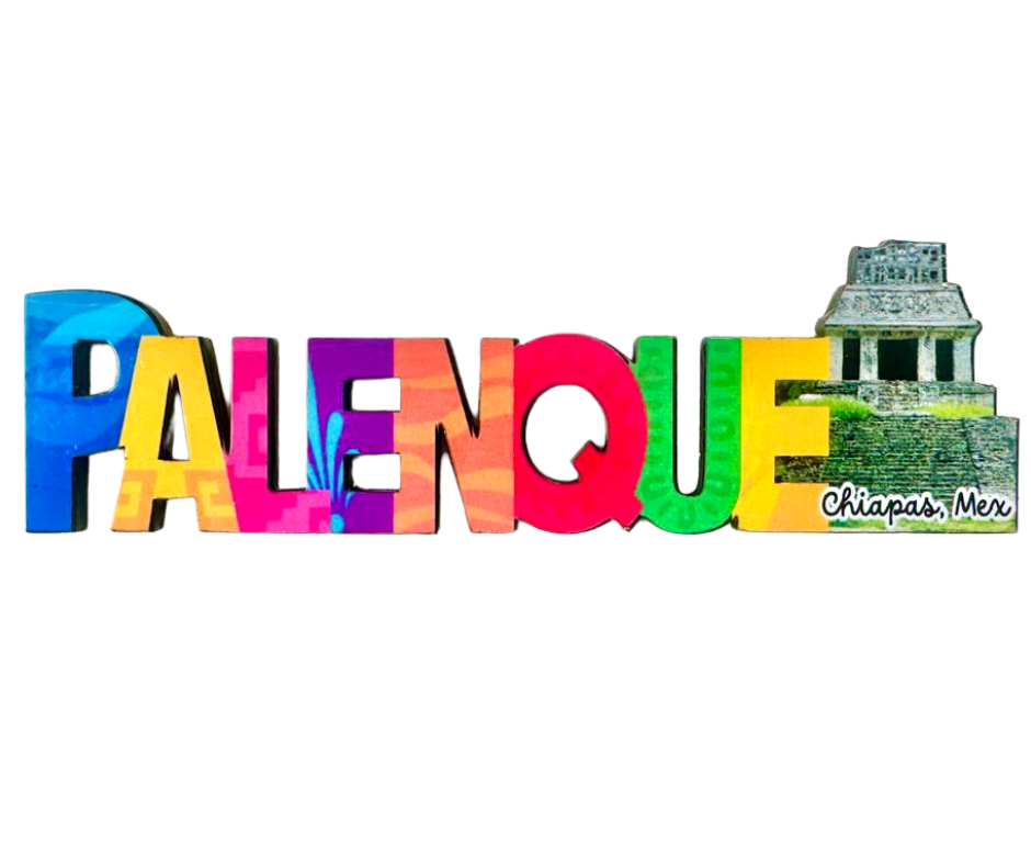 Palenque Chiapas Mexico Imanes Para Refrigerador Souvenirs Recuerdo Turistico Pueblitos Magicos Playas MDF 3 mm