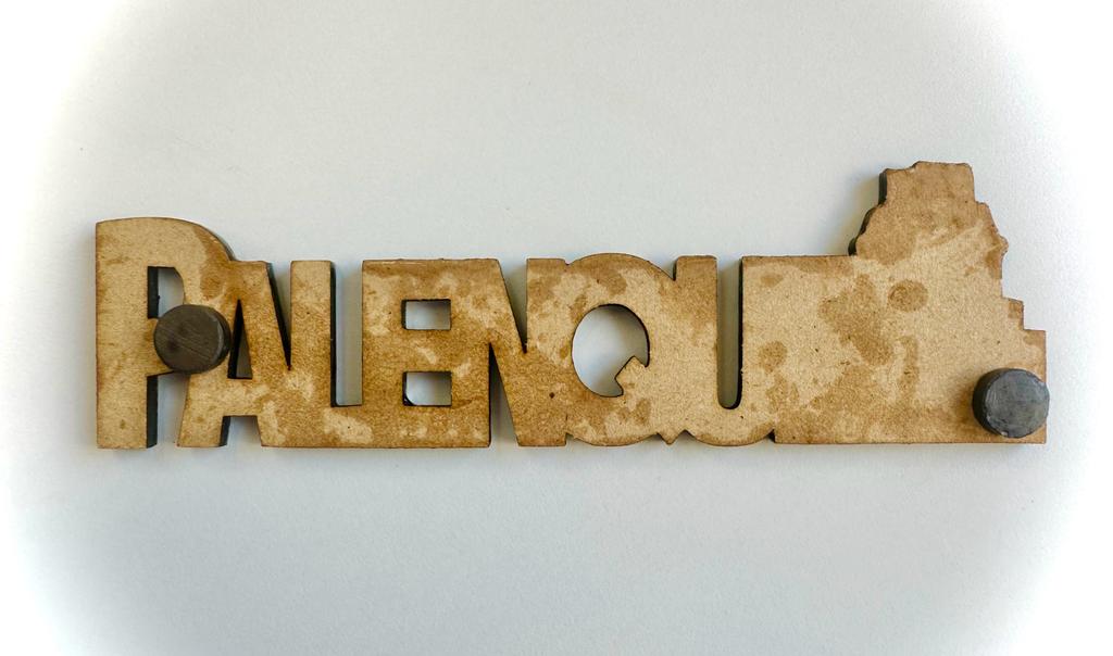 Palenque Chiapas Mexico Imanes Para Refrigerador Souvenirs Recuerdo Turistico Pueblitos Magicos Playas MDF 3 mm