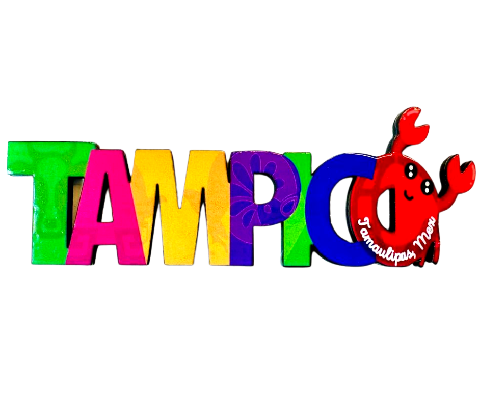 Tampico Mexico Imanes Para Refrigerador Souvenirs Recuerdo Turistico Pueblitos Magicos Playas MDF 3 mm