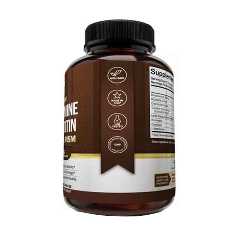 Glucosamina 1500mg Condroitina 150mg + Msm Nutriflair 180 capsulas 