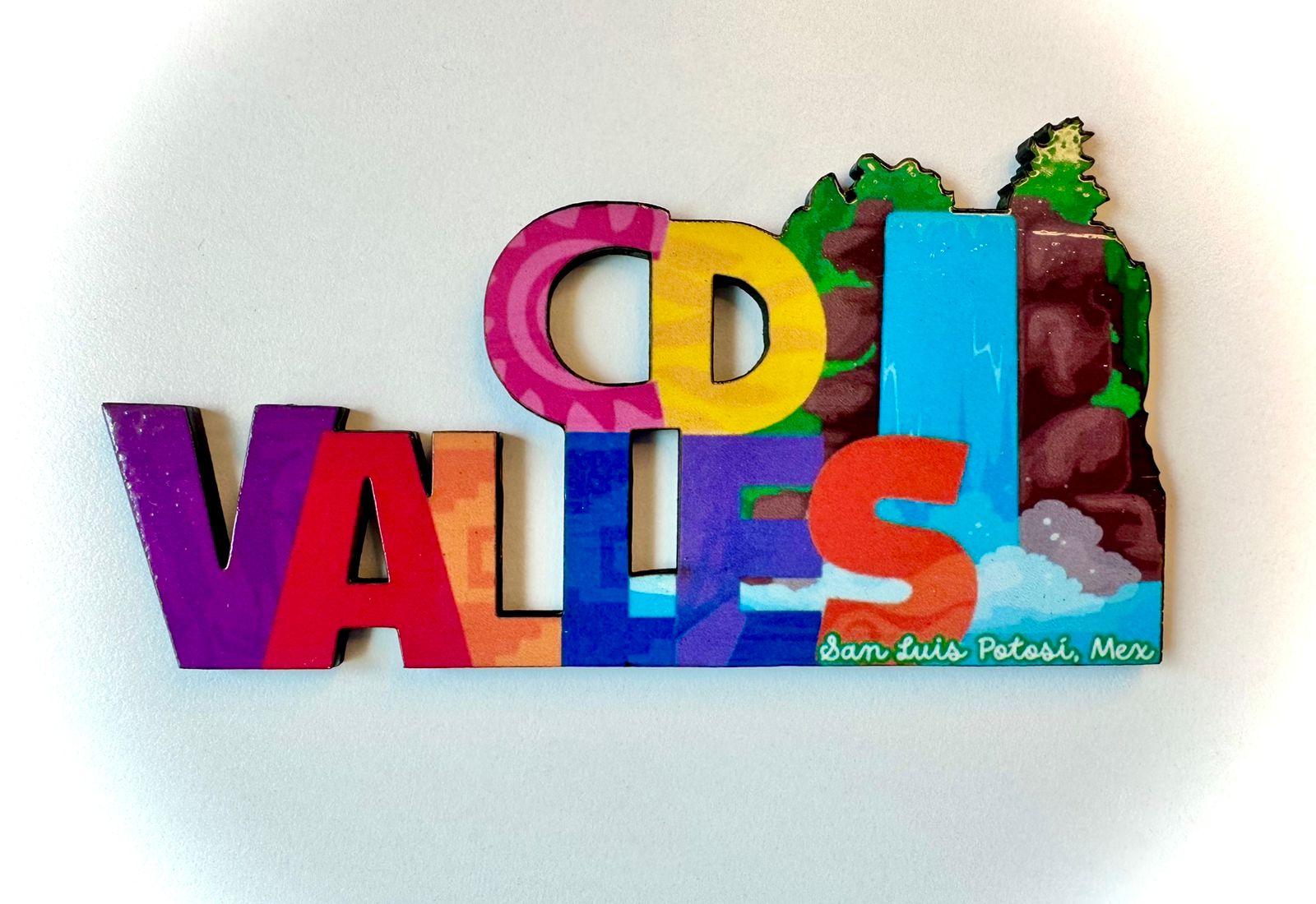 Ciudad Valles Mexico Imanes Para Refrigerador Souvenirs Recuerdo Turistico Pueblitos Magicos Playas MDF 3 mm