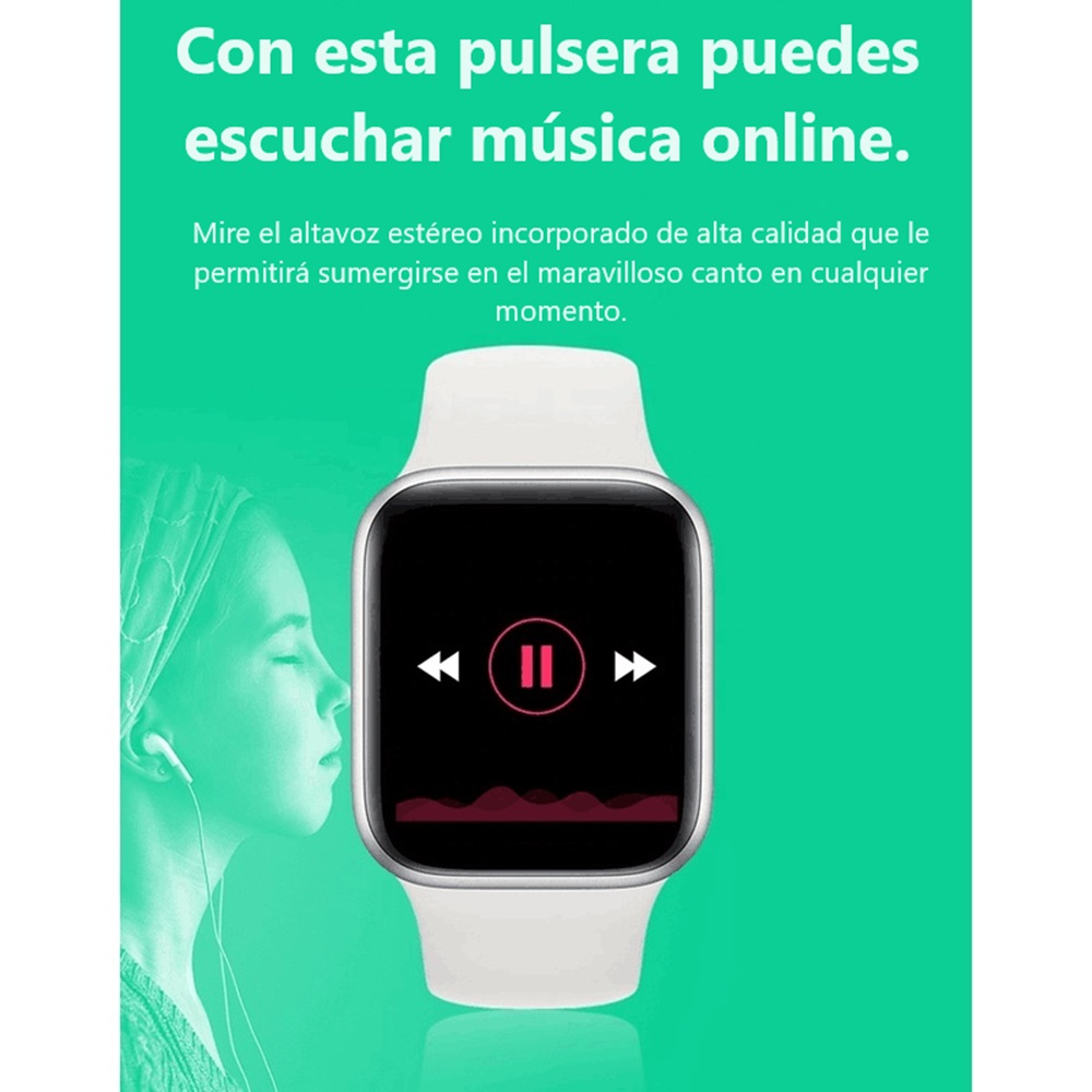 SmartWatch con Auriculares Reloj Inteligente.