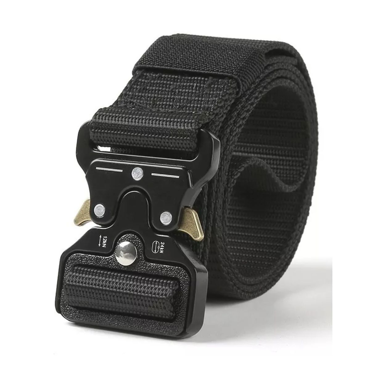 Cinturon ajustable táctico de calidad militar Color Negro