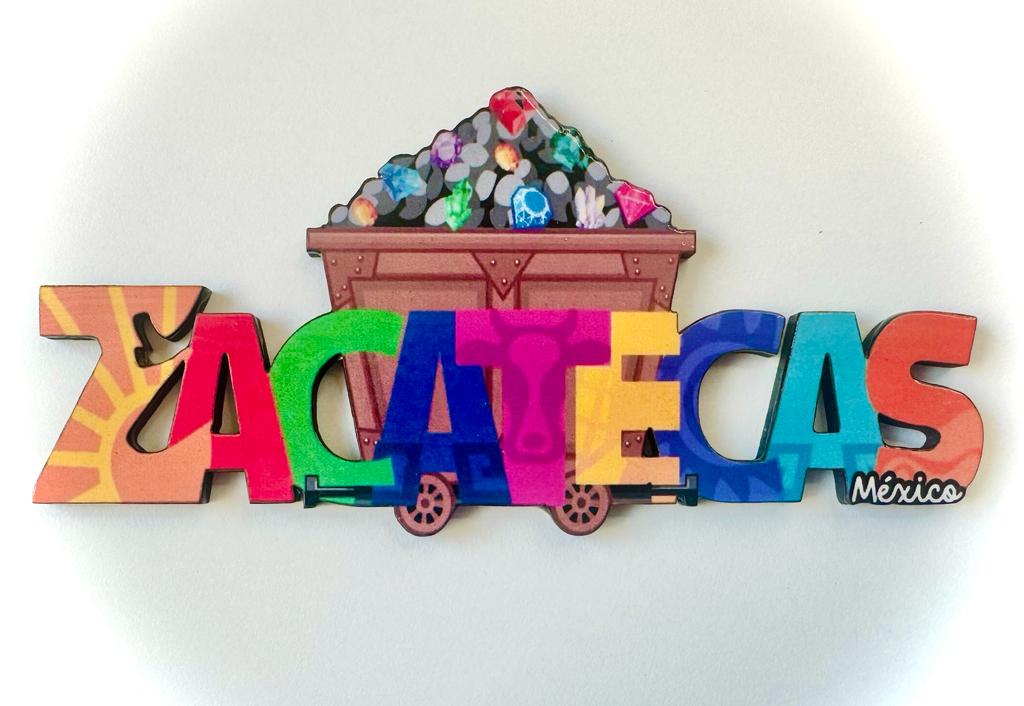 Zacatecas Mexico Imanes Para Refrigerador Souvenirs Recuerdo Turistico Pueblitos Magicos Playas MDF 3 mm