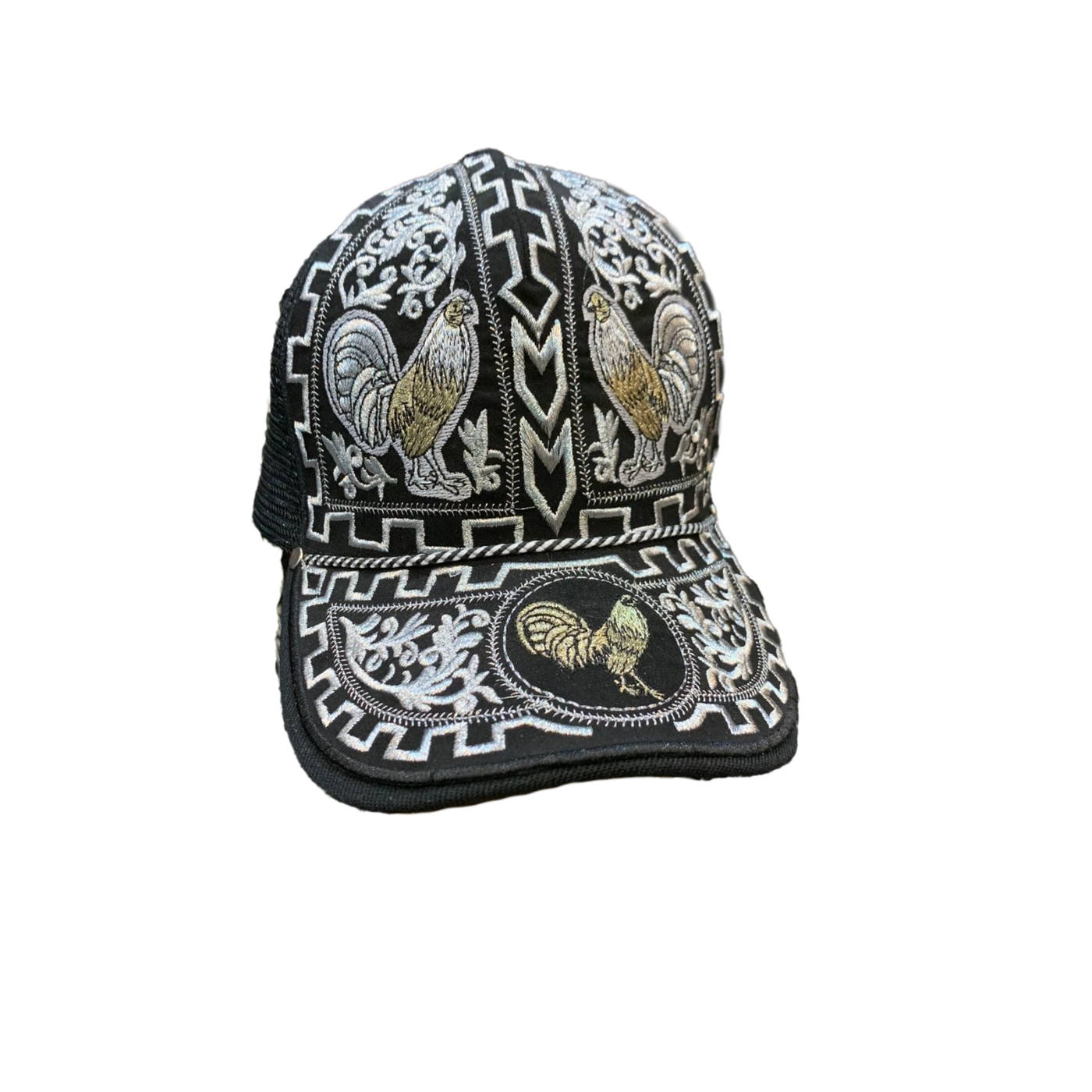 Gorra Vaquera Bordada Gallo Giro