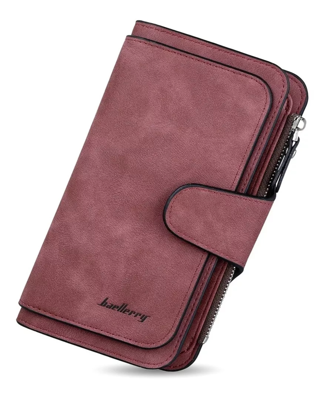 Cuero Carteras Para Mujer Monedero Largo Tarjetas Bolsillo