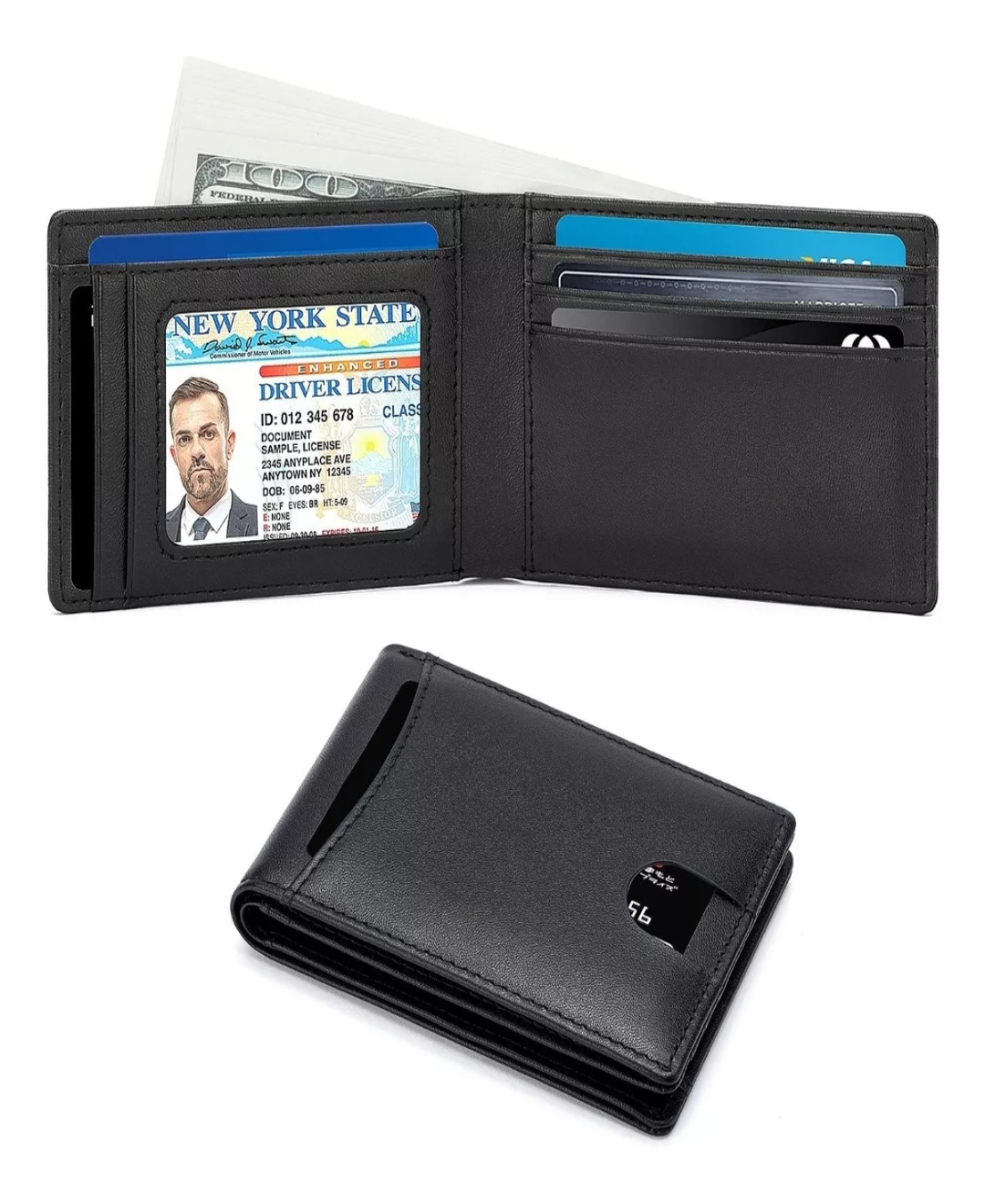 Cartera Hombre Rfid Minimalista Con Espacio Para Billetes.