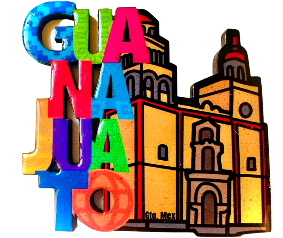 Guanajuato Mexico Imanes Para Refrigerador Souvenirs Recuerdo Turistico Pueblitos Magicos Playas MDF 3 mm