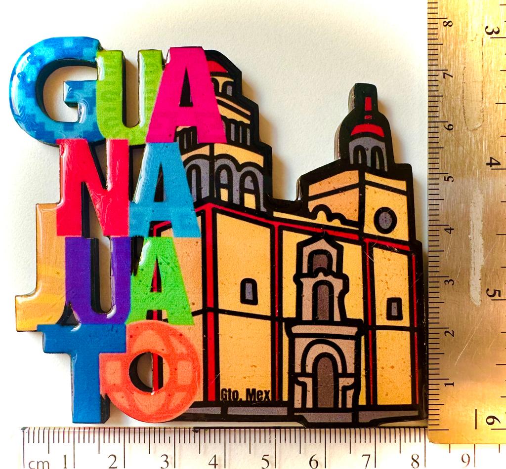 Guanajuato Mexico Imanes Para Refrigerador Souvenirs Recuerdo Turistico Pueblitos Magicos Playas MDF 3 mm