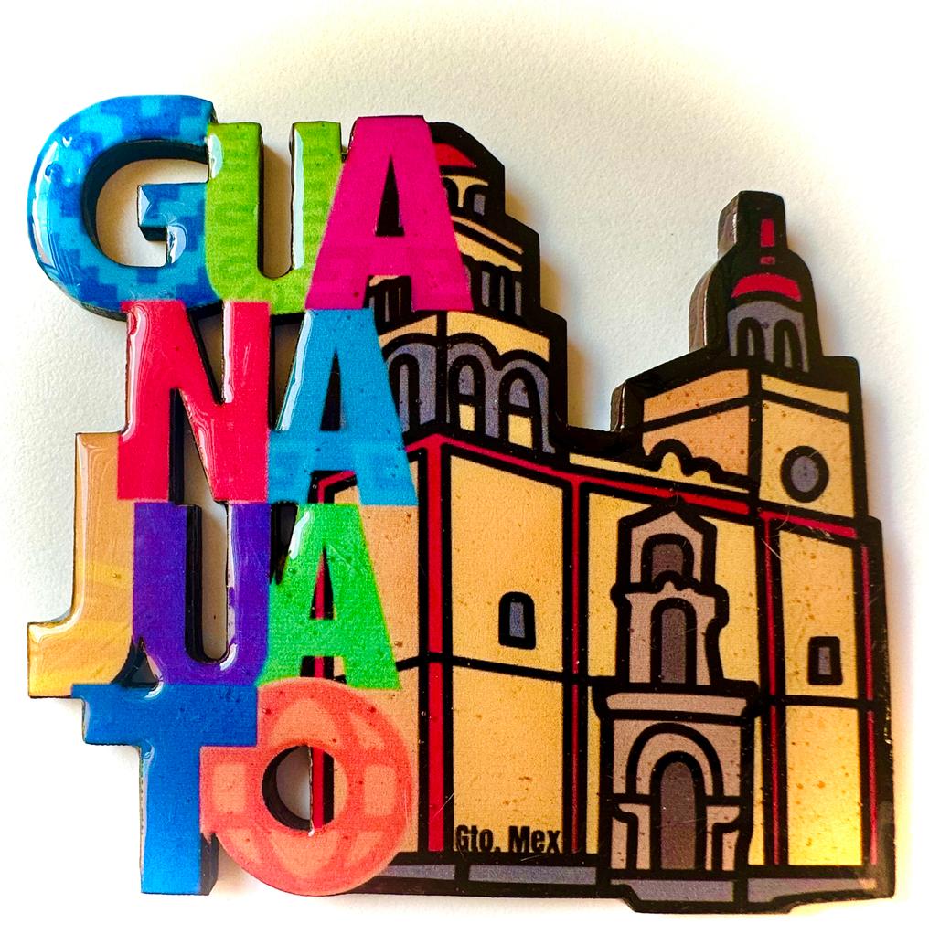 Guanajuato Mexico Imanes Para Refrigerador Souvenirs Recuerdo Turistico Pueblitos Magicos Playas MDF 3 mm