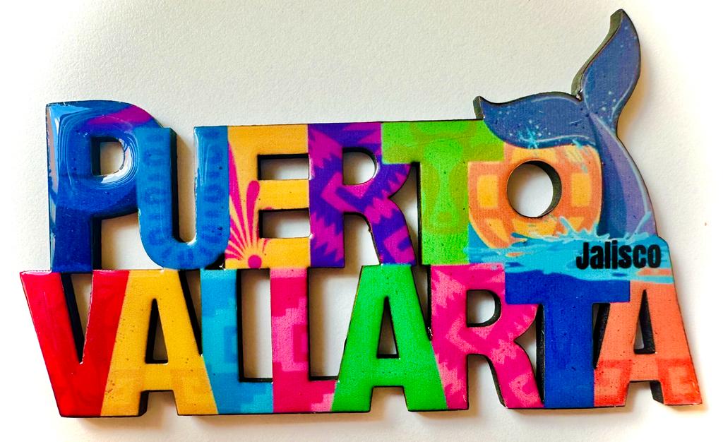 Puerto Vallarta Mexico Imanes Para Refrigerador Souvenirs Recuerdo Turistico Pueblitos Magicos Playas MDF 3 mm