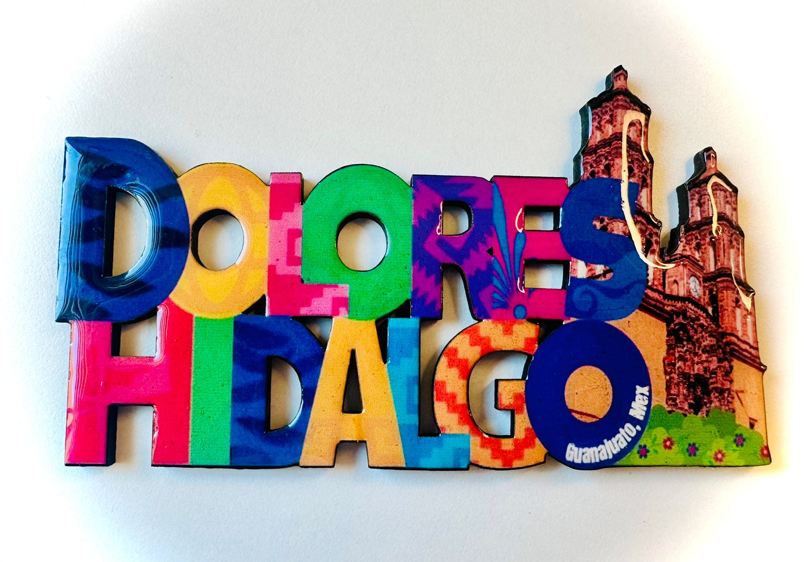 Dolores Hidalgo Guanajuato Mexico Imanes Para Refrigerador Souvenirs Recuerdo Turistico Pueblitos Magicos Playas MDF 3 mm
