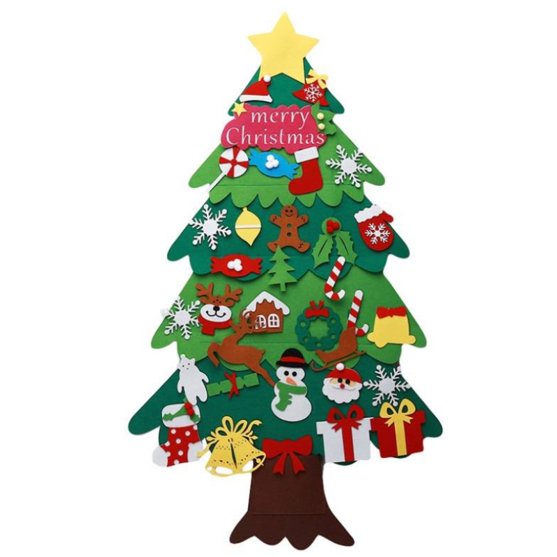 FREE! - Manualidad de fieltro para el árbol de Navidad