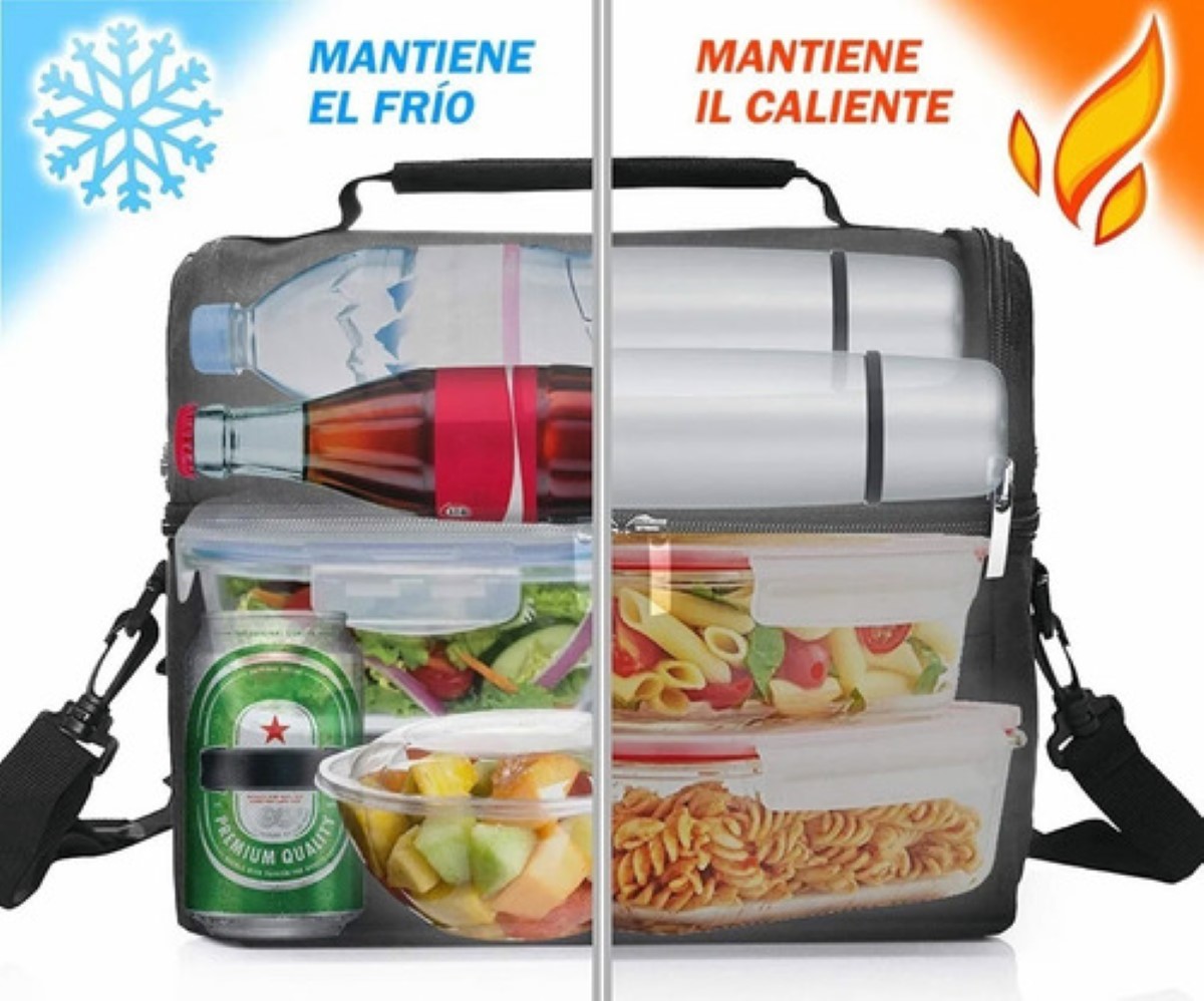 Bolsa térmica para alimentos fríos o calientes. bolsa térmica para  alimentos fríos, bolsa térmica para comida de comida congelada, Bolsa de  comida