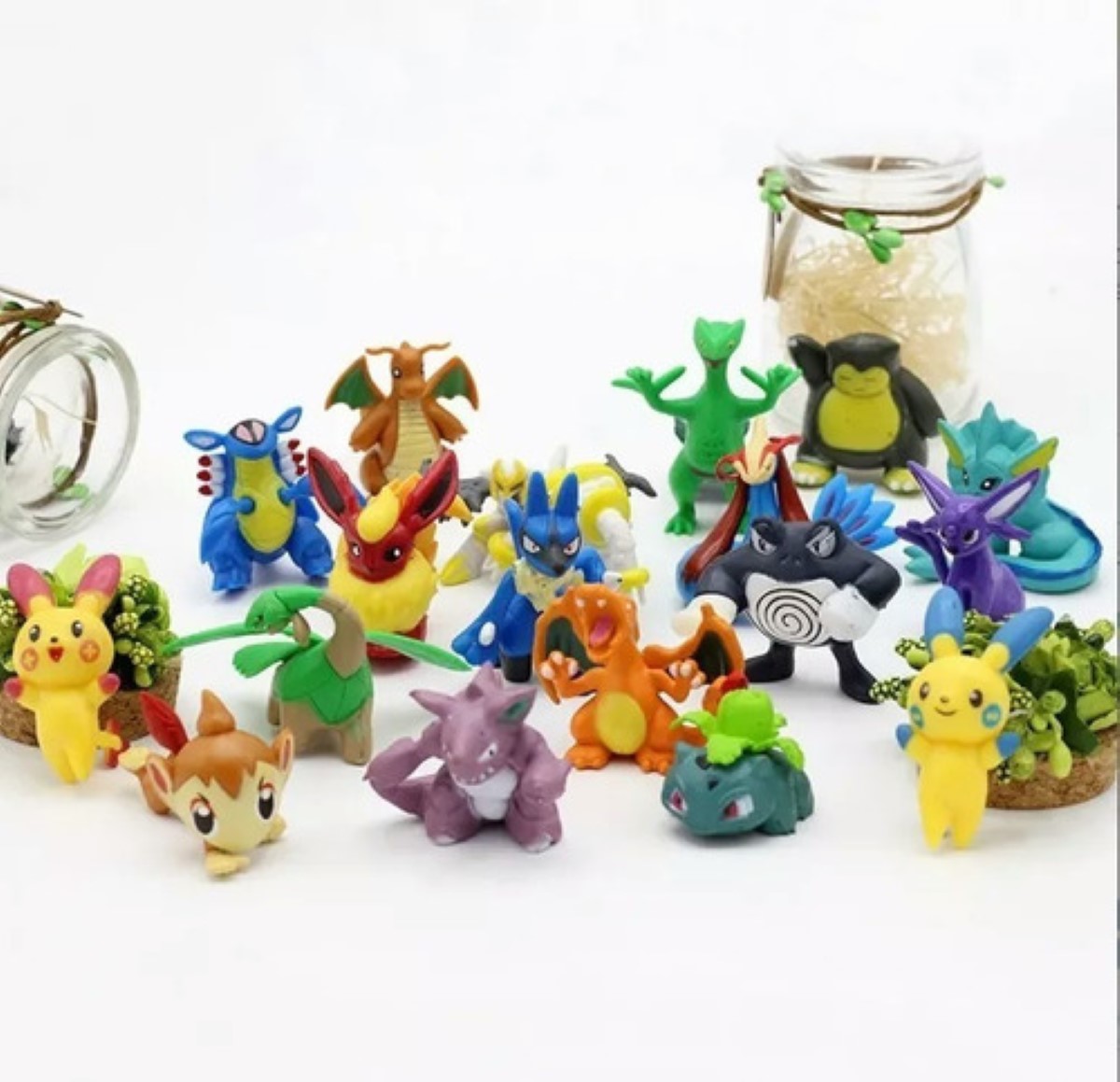 Conjunto De Figuras De Acción Pequeñas De Pokémon 144 Piezas