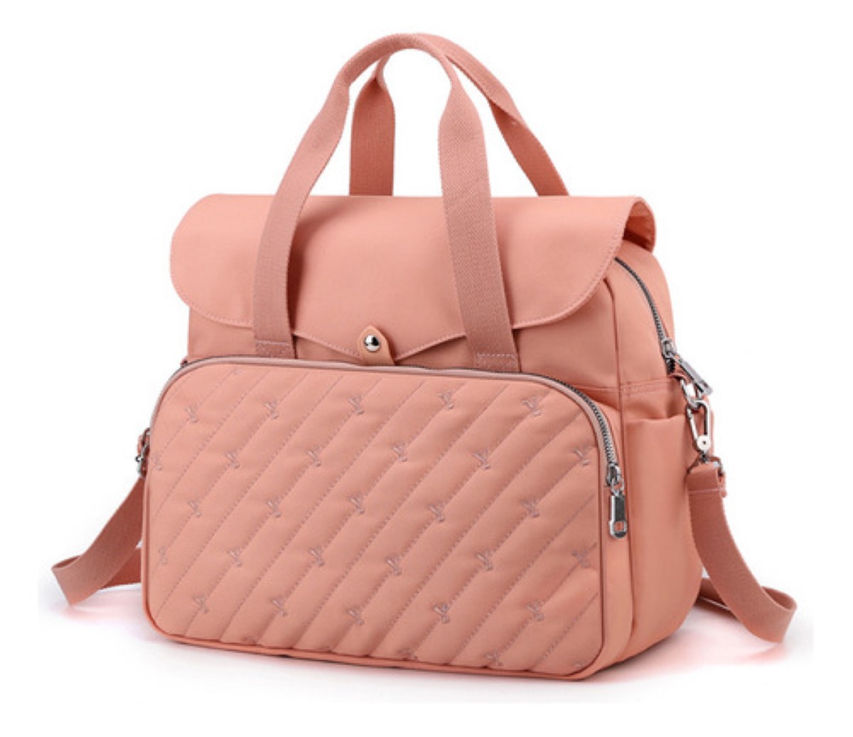 Mochila Escolar Bolsa Tote Estudiante Viaje Laptop 13.3 Coral