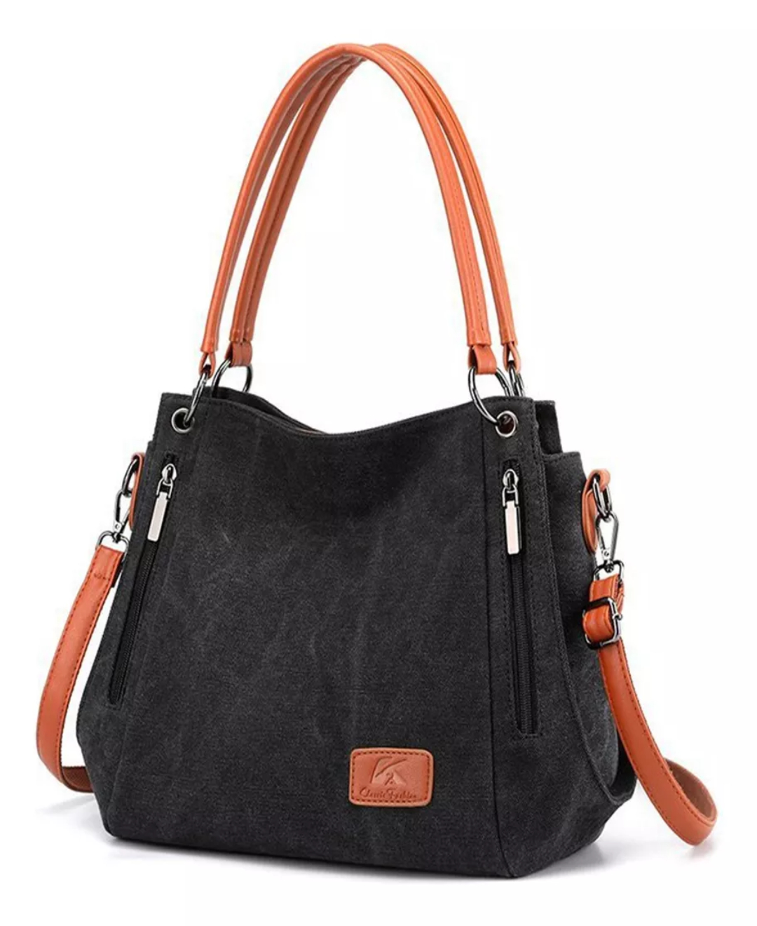 Bolso Multifuncional De Lona De Gran Capacidad Para Mujer