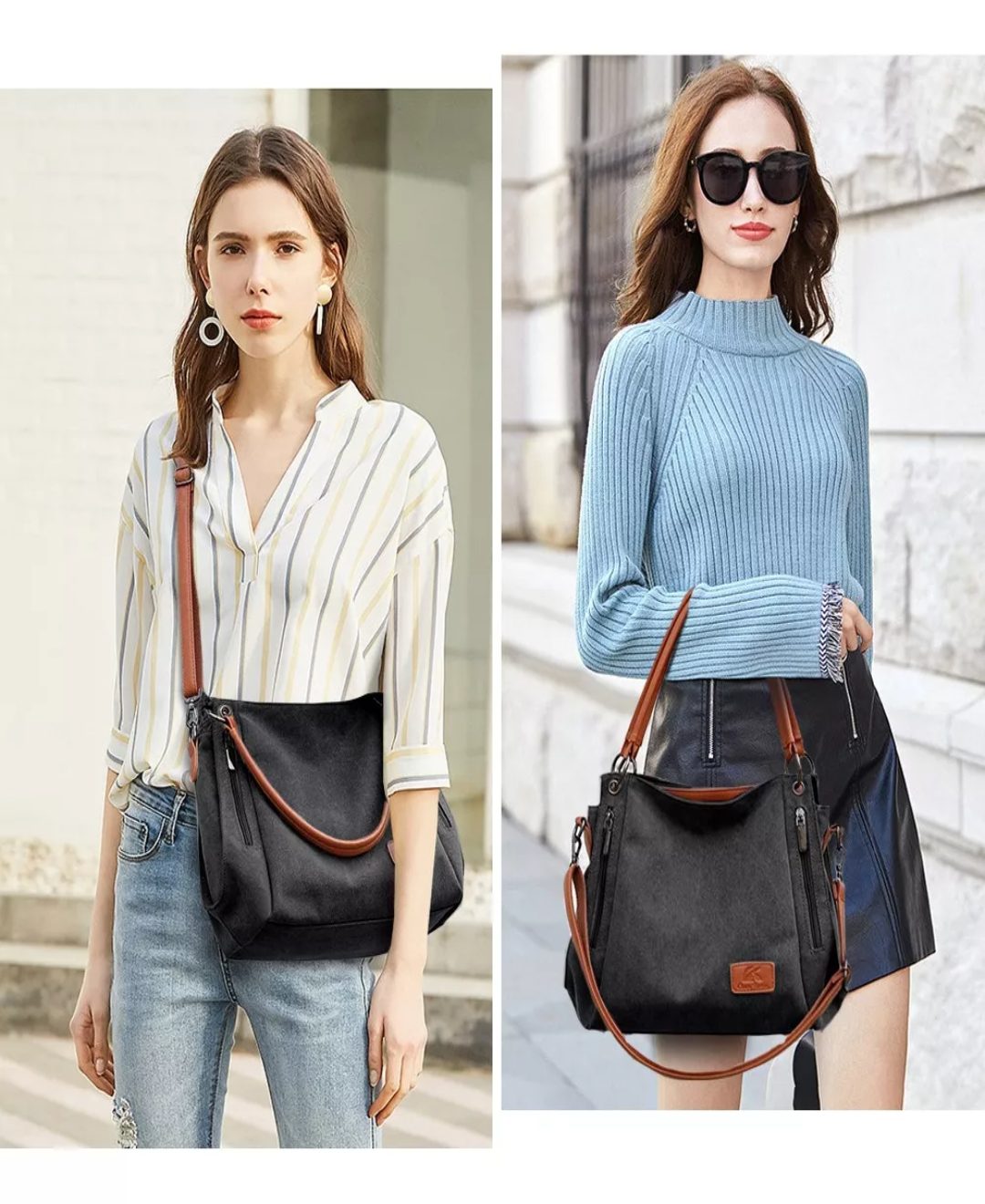 Bolso Multifuncional De Lona De Gran Capacidad Para Mujer