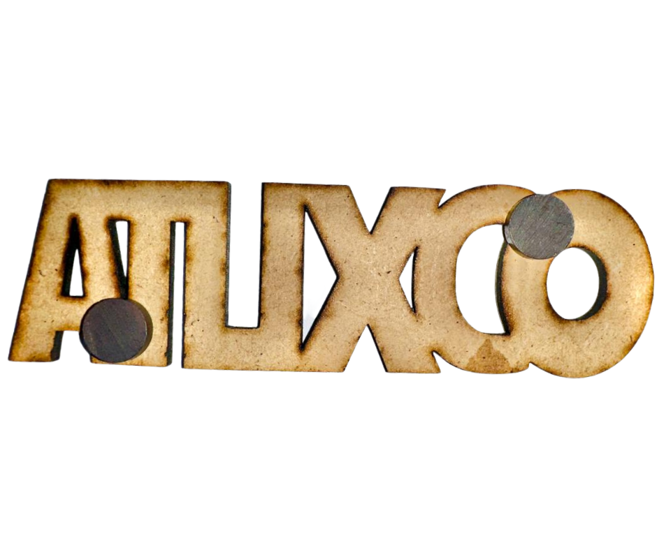 Atlixco Puebla Mexico Imanes Para Refrigerador Souvenirs Recuerdo Turistico Pueblitos Magicos Playas MDF 3 mm