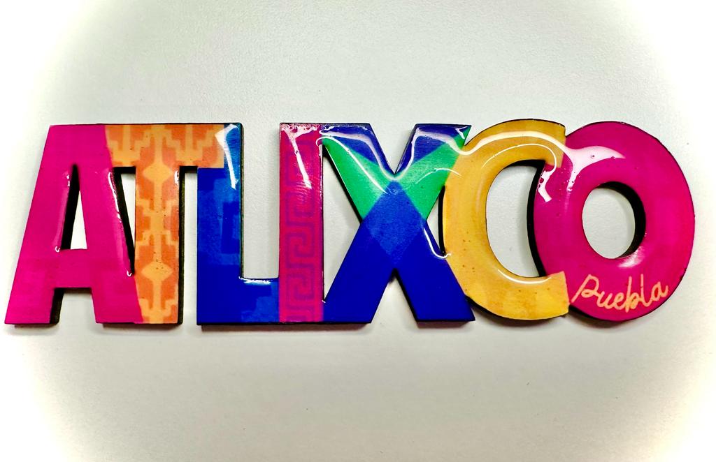 Atlixco Puebla Mexico Imanes Para Refrigerador Souvenirs Recuerdo Turistico Pueblitos Magicos Playas MDF 3 mm
