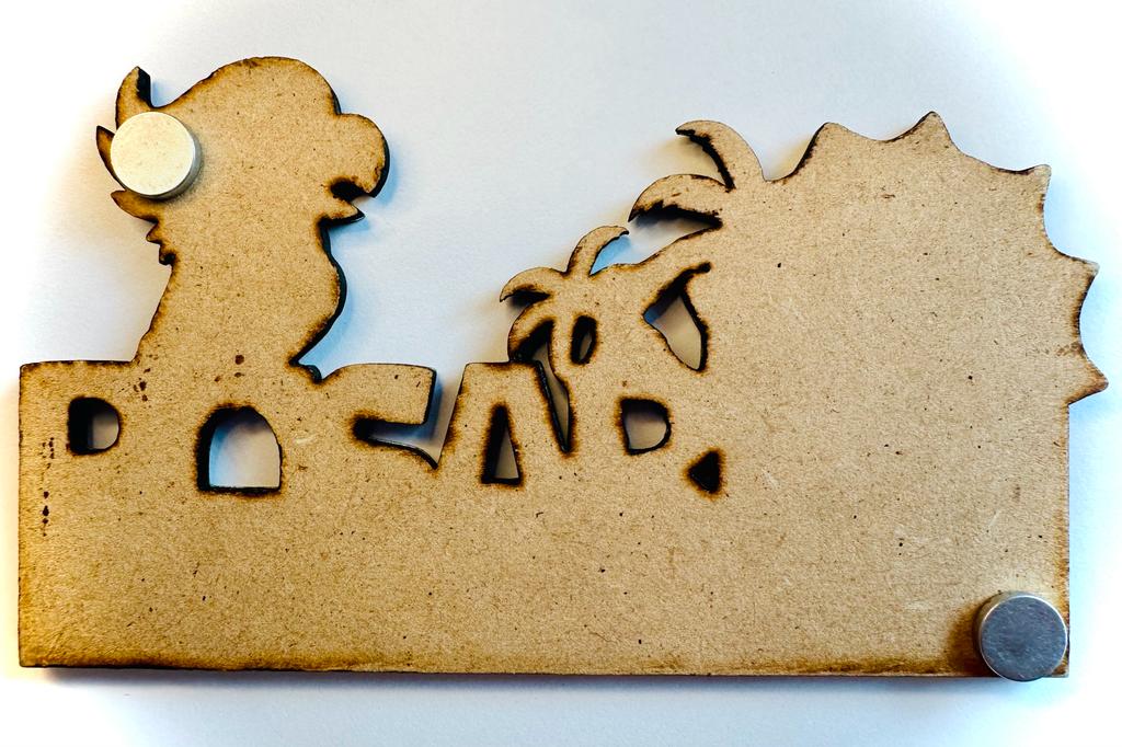 Rosarito Baja California Mexico Imanes Para Refrigerador Souvenirs Recuerdo Turistico Pueblitos Magicos Playas MDF 3 mm